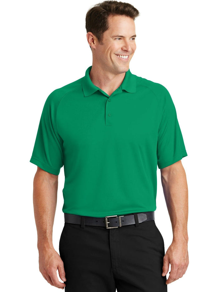 Sport-Tek Dry Zone Raglan Polo-Regular-Sport-Tek-Kelly Green-S-Thread Logic