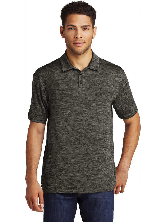 Sport-Tek PosiCharge Electric Heather Polo-Regular-Sport-Tek-Grey-Black Electric-S-Thread Logic