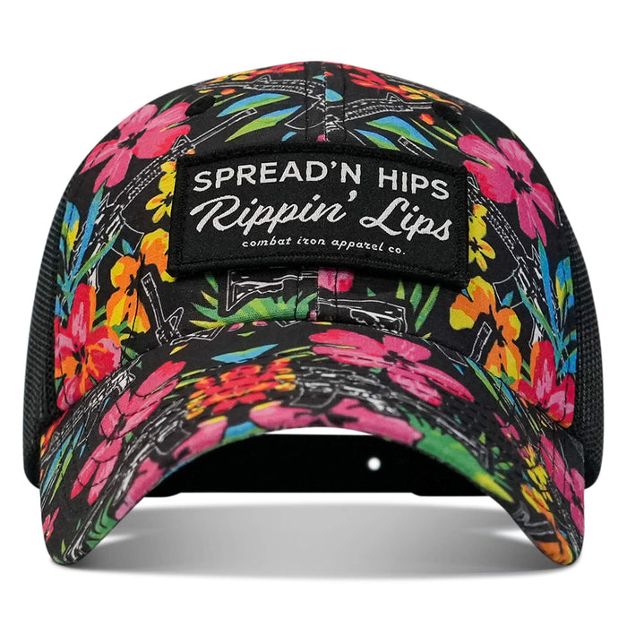 Spreadin' Hips and Rippin' Lips Patch Ripstop Snapback
