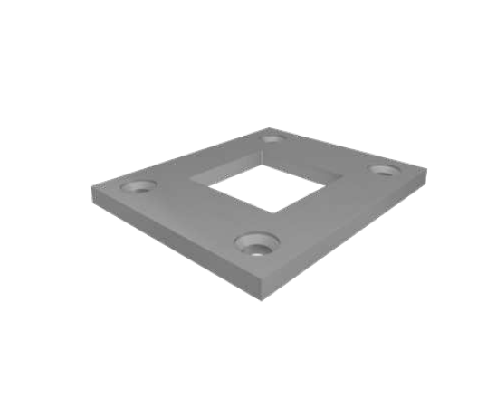 SQ50 base plate (weld on) - Image 1