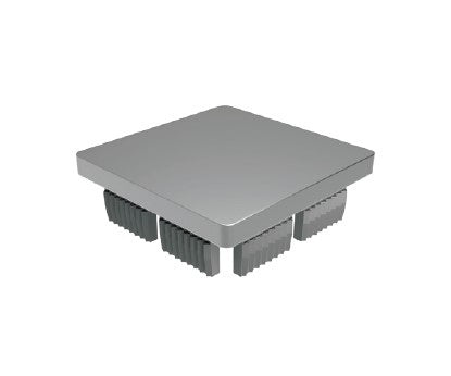 SQ50 post top cap for 50mm square tube - Image 2