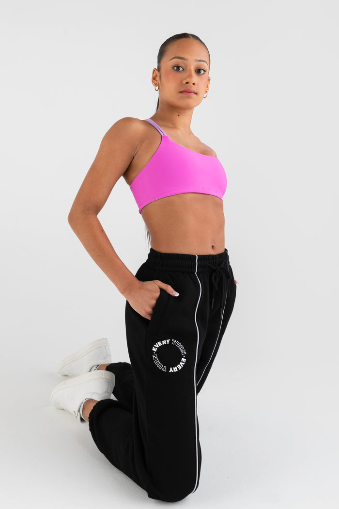 Squad Trackie In Black - Detail View