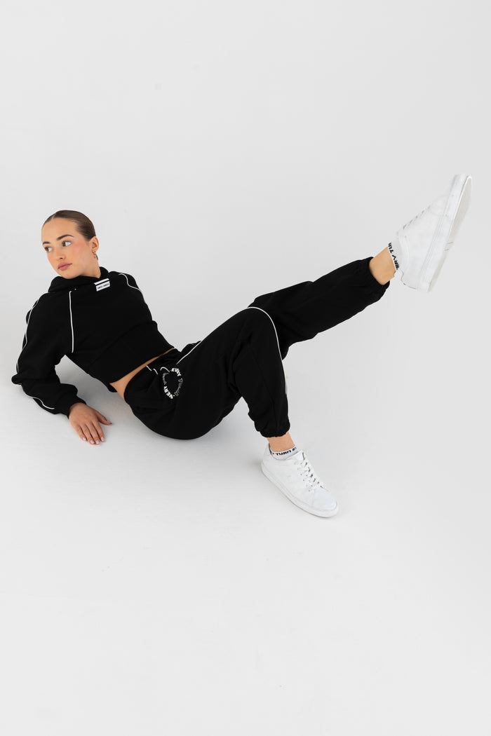 Squad Trackie In Black - Matching Set