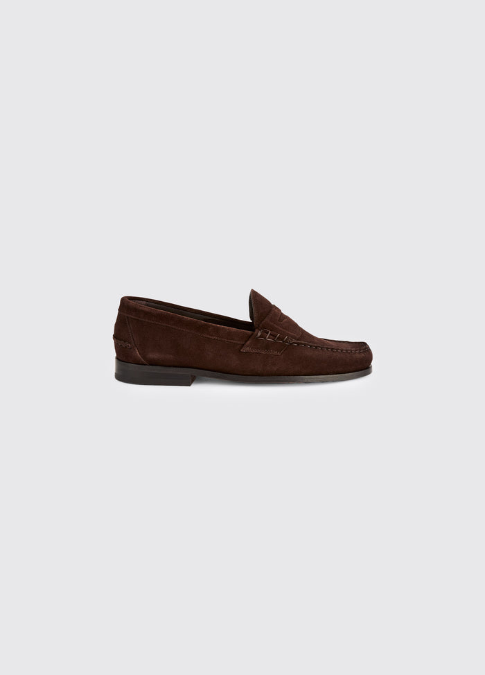 Stanford Men’s Suede Penny Loafer - Cigar