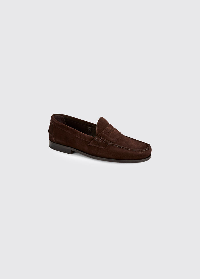 Stanford Men’s Suede Penny Loafer - Cigar