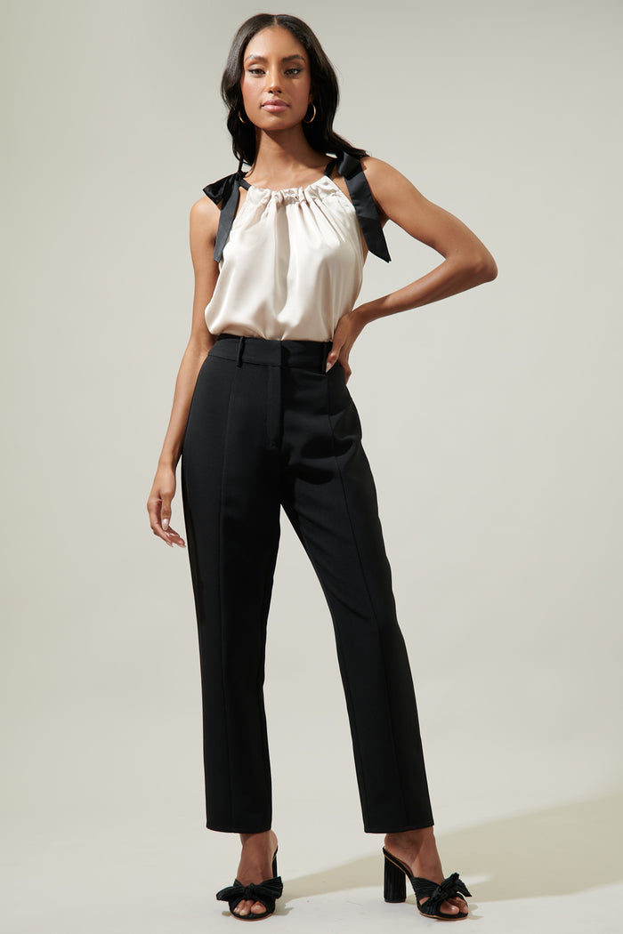 Stargazer Satin Halter Top