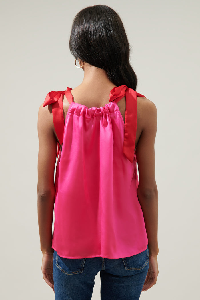 Stargazer Satin Halter Top
