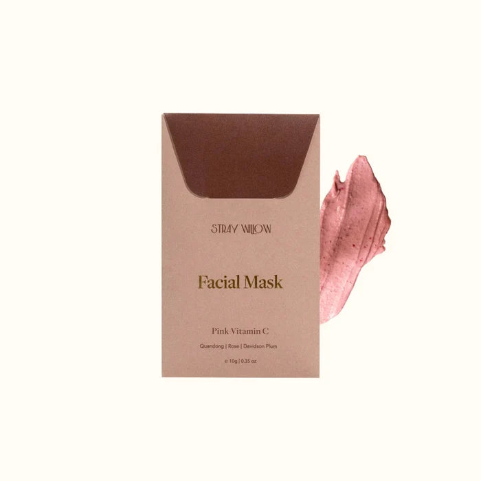 Go-For-Zero-Australia-Stray-Willow-Pink-Vitamin-C-Face-Mask-Front