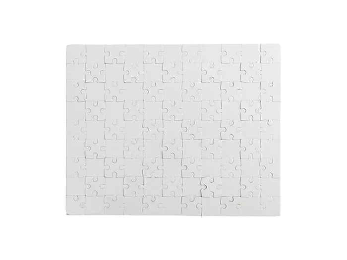 Sublimation Cardboard Puzzle w/ Blue Base Board(8inchx10inch, 99 Pieces)