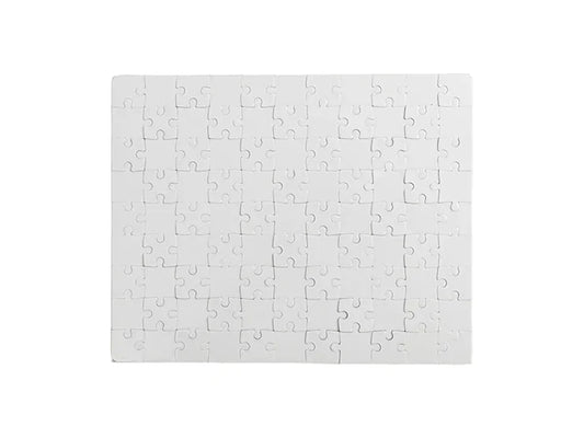 Sublimation Cardboard Puzzle w/ Blue Base Board(8inchx10inch, 99 Pieces)