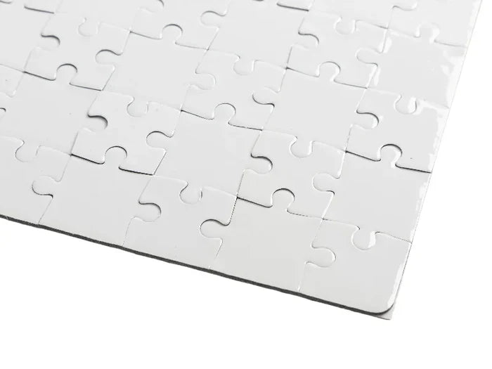 Sublimation Cardboard Puzzle w/ Blue Base Board(8inchx10inch, 99 Pieces)