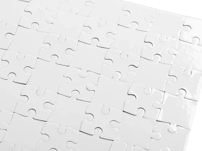 Sublimation Cardboard Puzzle w/ Blue Base Board(8inchx10inch, 99 Pieces)