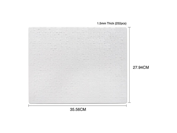 Sublimation Puzzle (11 x 14 inch, Glossy, 252pcs)