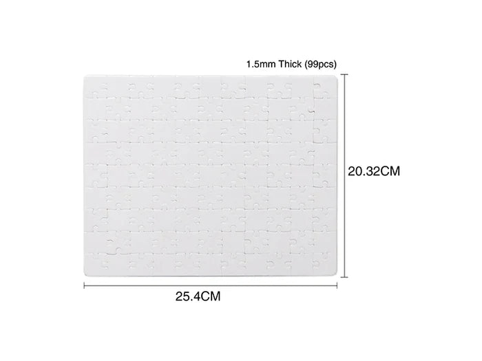 Sublimation Puzzle (8 x 10 inch, Glossy, 99pcs)
