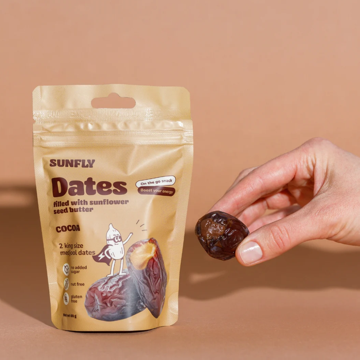 Sunfly Dates Filled with Sunflower Seed Butter Cocoa 60g