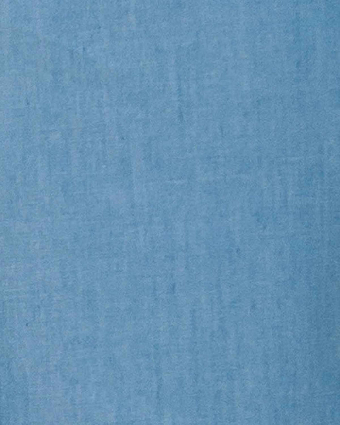 Tamara Pure Cotton Pull On Trousers - Pale Blue - Image 4 - The Classic Boutique
