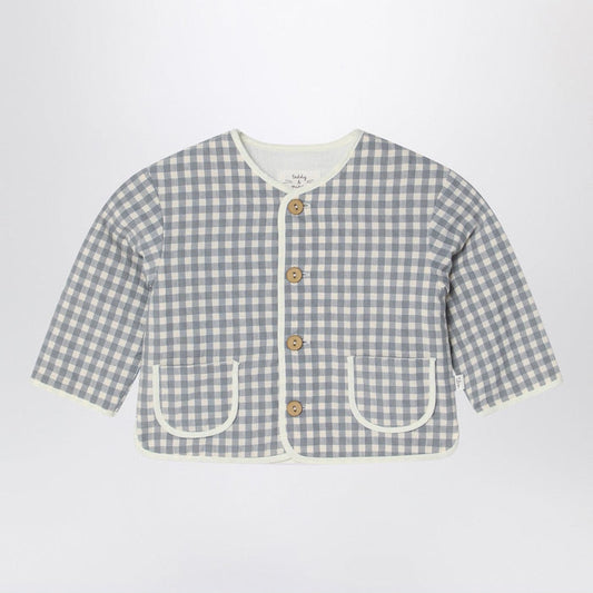 Coats & Jackets 3 Teddy & Minou - Gray/white jacket with Vichy pattern Brand