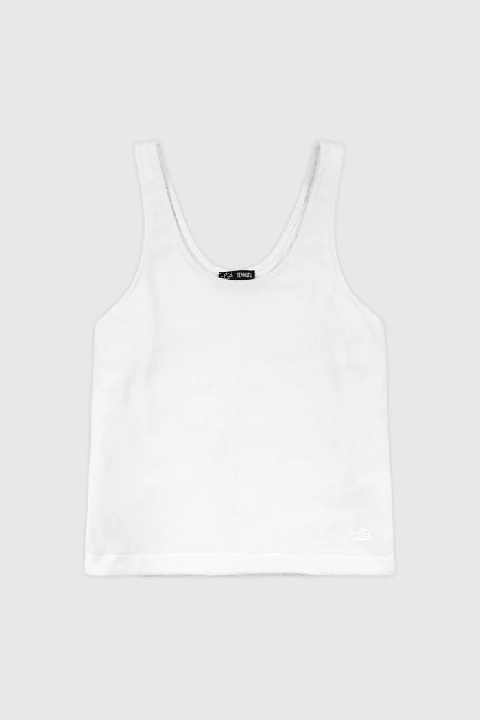 Terry Tank Tank Tops - Back