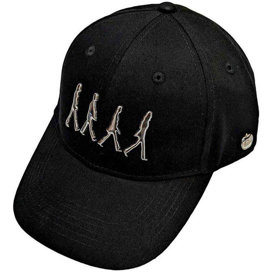 THE BEATLES - ABBEY ROAD SILVER SIDE APPLE - Baseball Cap Black (Badge)