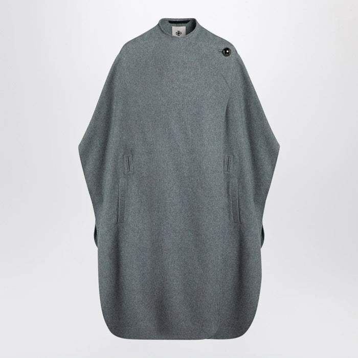 the garment - Grey wool-blend cape Brand Coats & Jackets TU