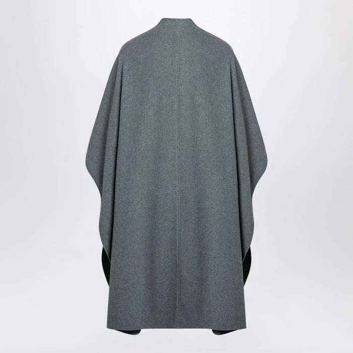 the garment - Grey wool-blend cape Brand Coats & Jackets TU