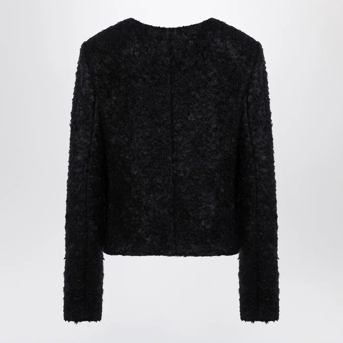 the garment - Recycled wool blend black Vienna jacket Brand Coats & Jackets 12 UK