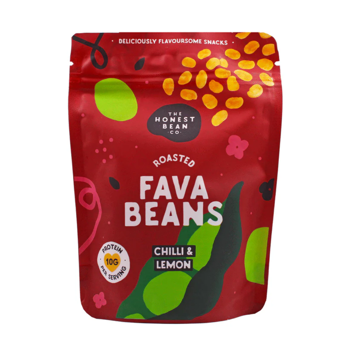 The Honest Bean Co. Roasted Fava Beans Chilli & Lemon 120g
