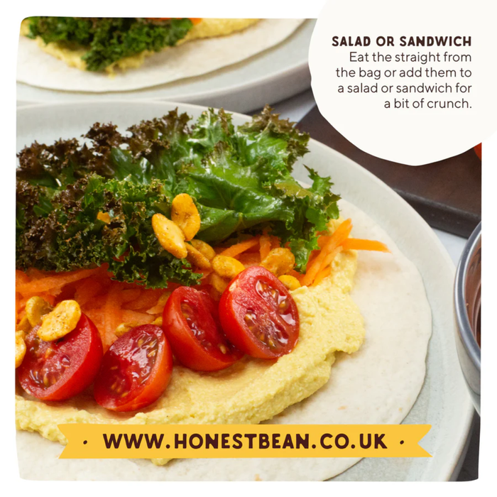 The Honest Bean Co. Roasted Fava Beans Chilli & Lemon 120g