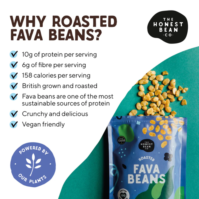 The Honest Bean Co. Roasted Fava Beans Lightly Salted 120g