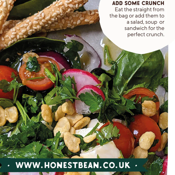The Honest Bean Co. Roasted Fava Beans Sea Salt & Cider Vinegar 120g