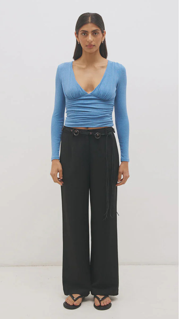 The Milo Top in Bahamas Blue