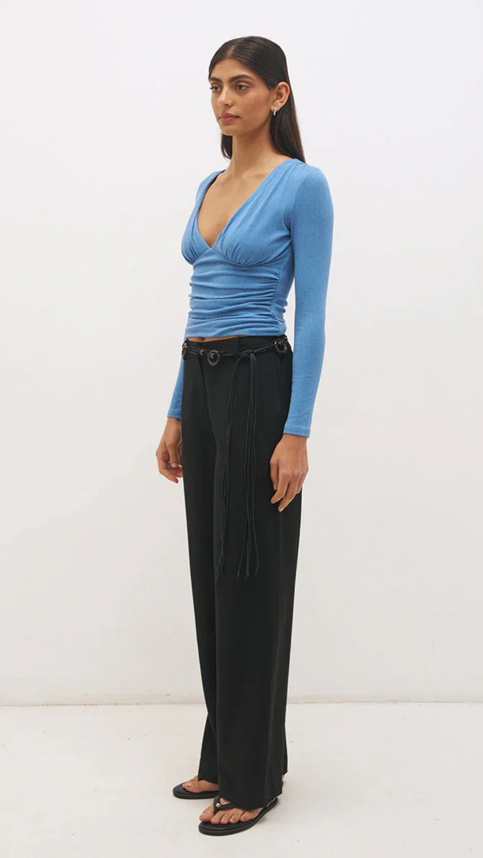 The Milo Top in Bahamas Blue