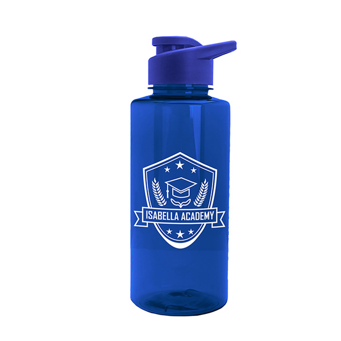 The Mountaineer 36 oz. Tritan Renew bottle with Drink thru lid, Screen Print