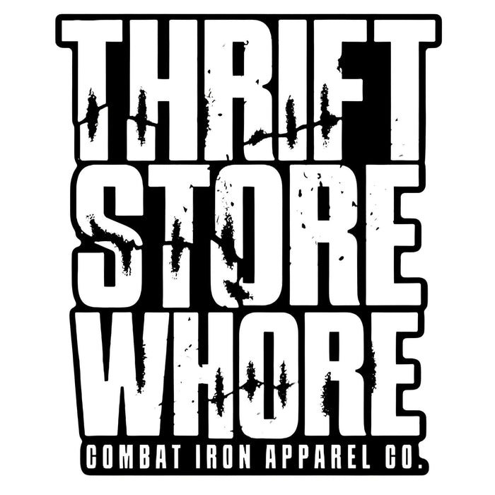 Thrift Store Whore Decal