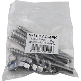 Timber fixing kit 4 PACK - SS316 - Image 1