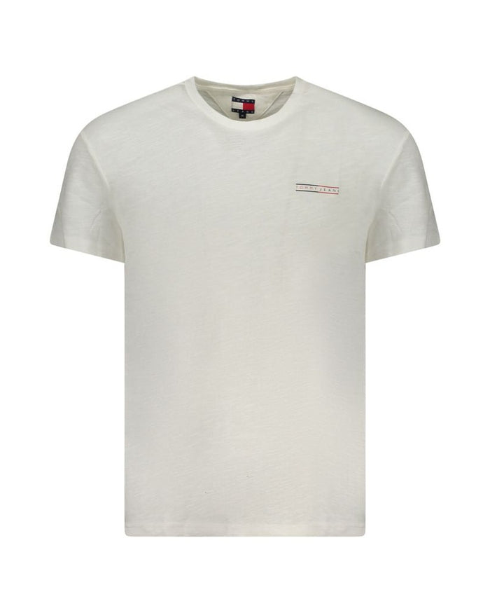 Tommy Hilfiger Bianco Cotton Men Shirt
