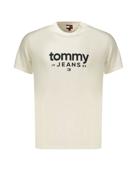 Tommy Hilfiger Bianco Cotton Men's T-Shirt