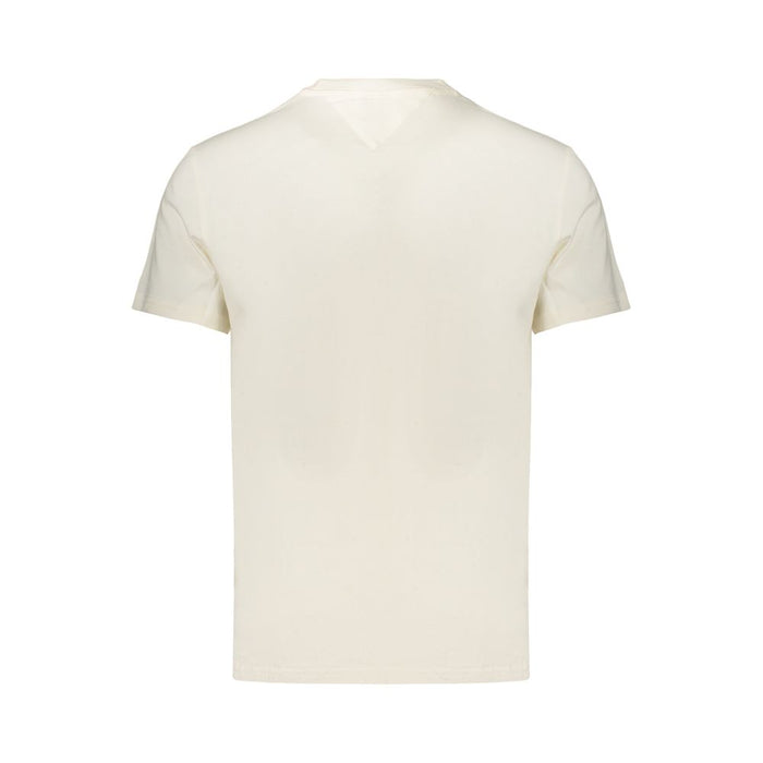 Tommy Hilfiger Bianco Cotton Men's T-Shirt