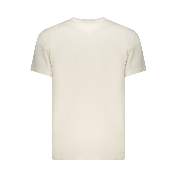 Tommy Hilfiger Bianco Cotton Mens T-Shirt