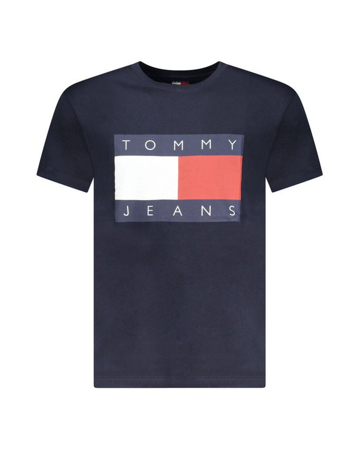 Tommy Hilfiger Blue Cotton Men's T-Shirt