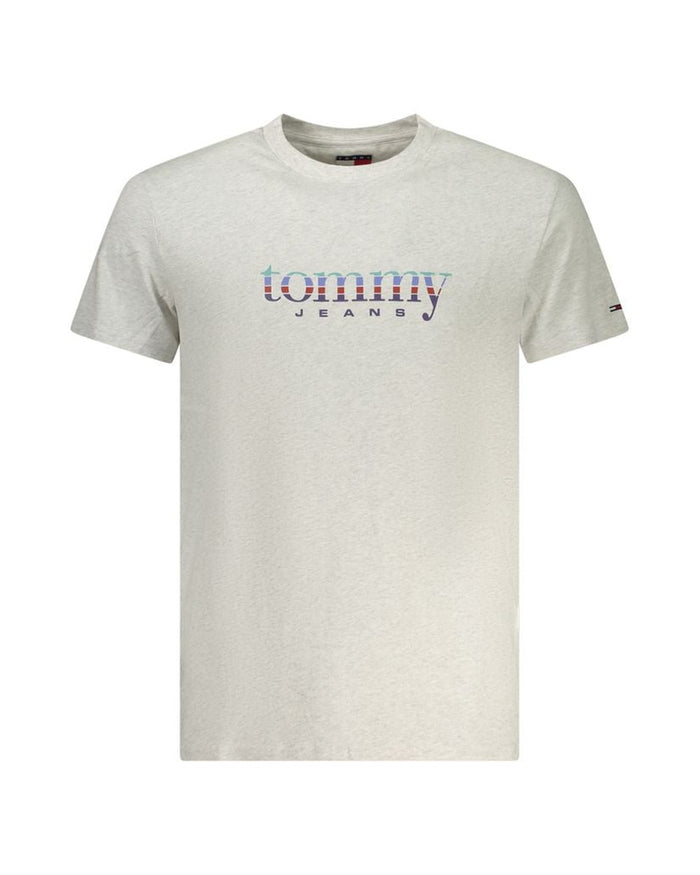 Tommy Hilfiger Gray Cotton Men's T-Shirt