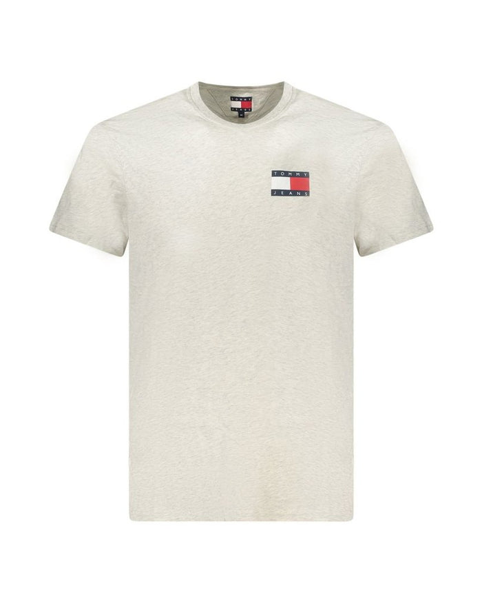Tommy Hilfiger Grigio Cotton Men T-Shirt