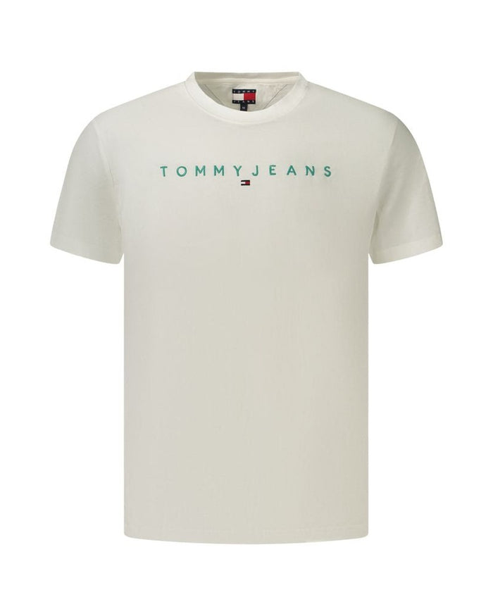 Tommy Hilfiger White Cotton Men's T-Shirt
