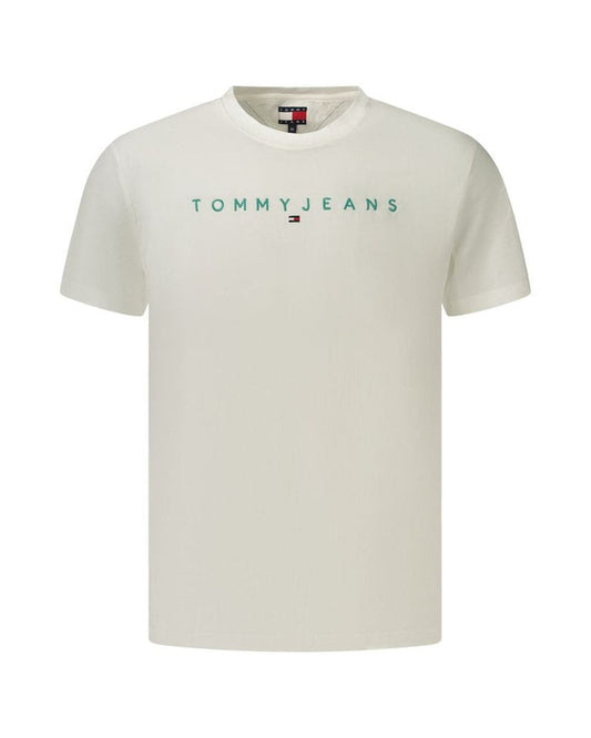 Tommy Hilfiger White Cotton Men's T-Shirt