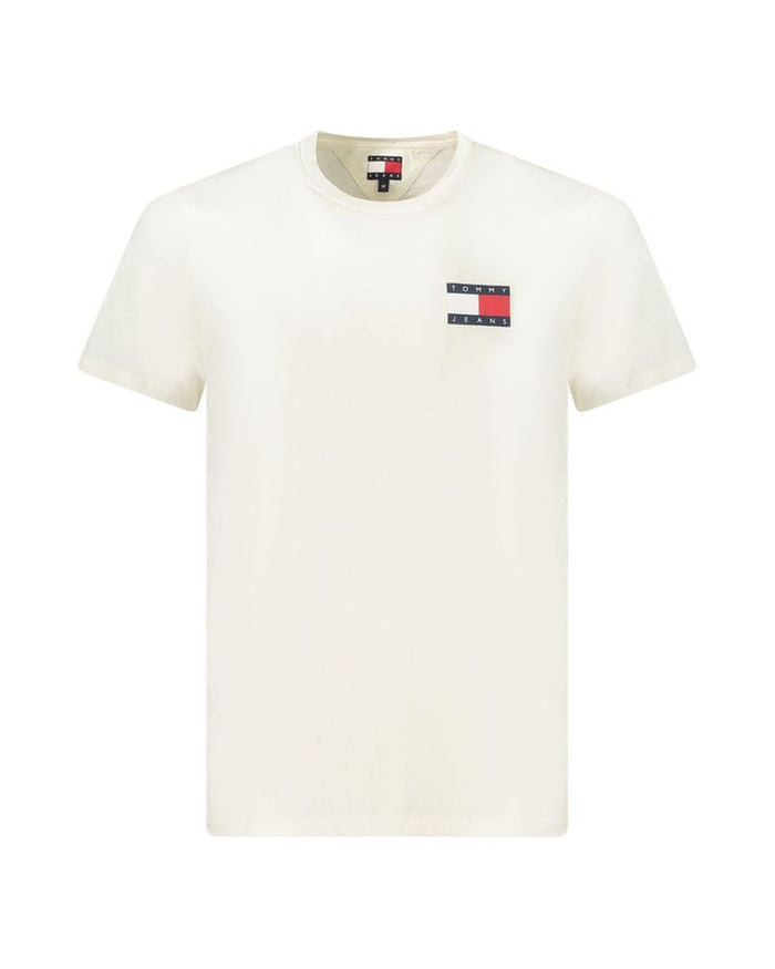 Tommy Hilfiger White Cotton Men's T-Shirt