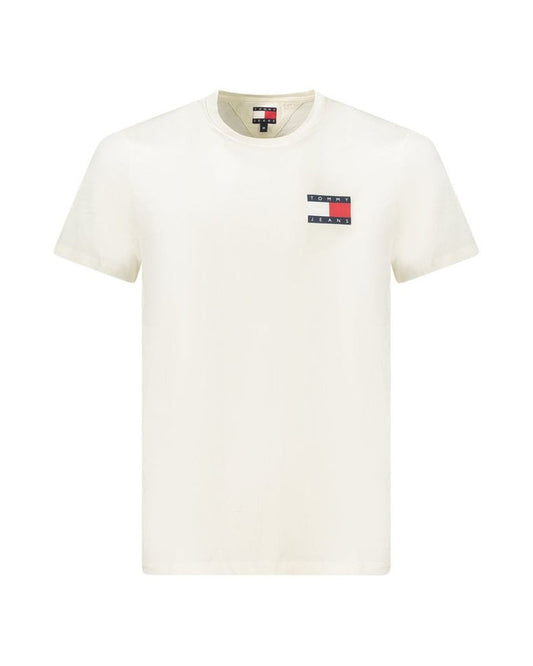 Tommy Hilfiger White Cotton Men's T-Shirt