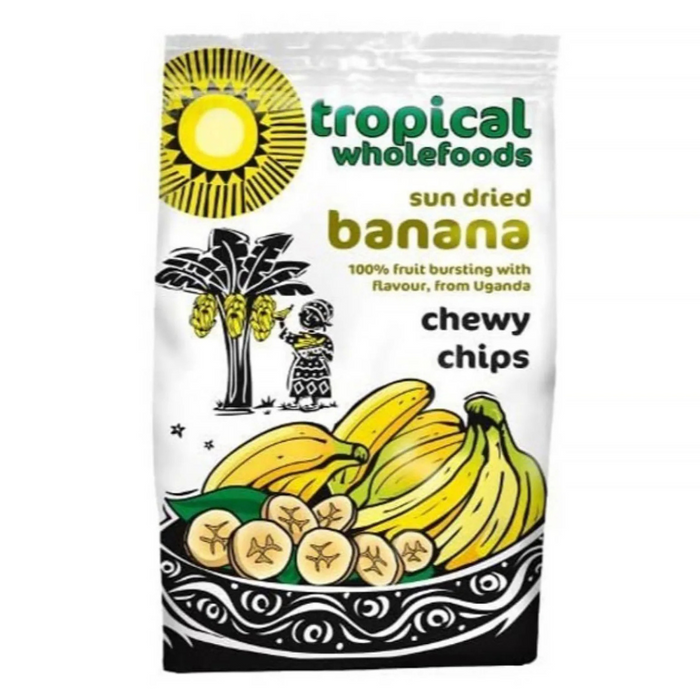 Tropical Wholefoods Chewy Banana Chips 150g