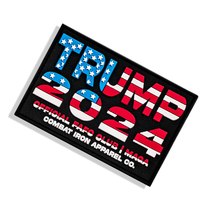 Trump 2024 American Flag PVC Patch
