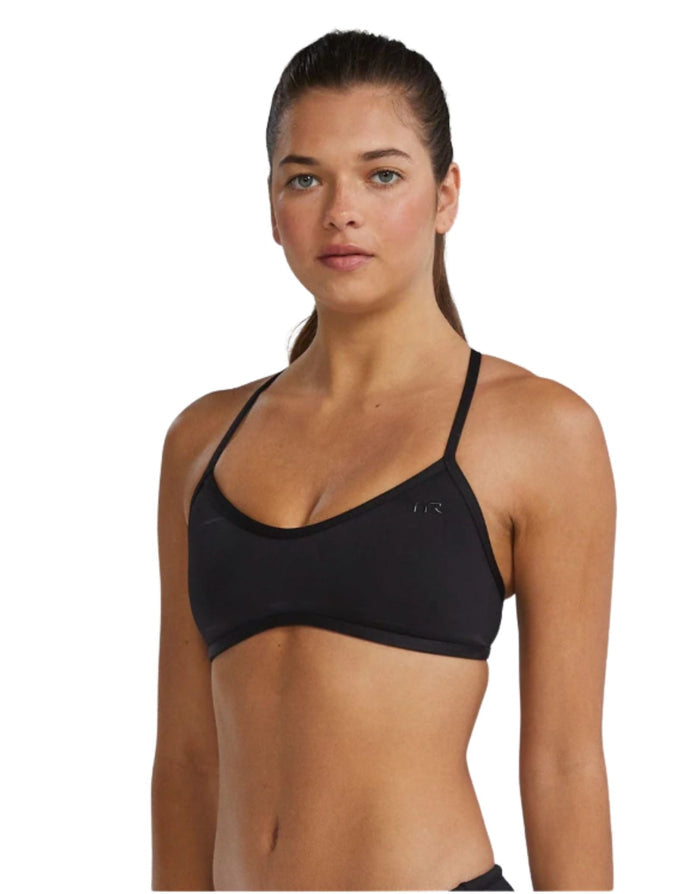 TYR Solid Durafast Elite Trinity Swim Top - Black