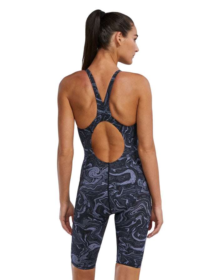 TYR Thresher Hyperblitz open back kneeskin in titanium black